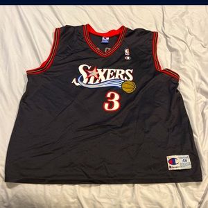It’s a Champion jersey of Allen Iverson.